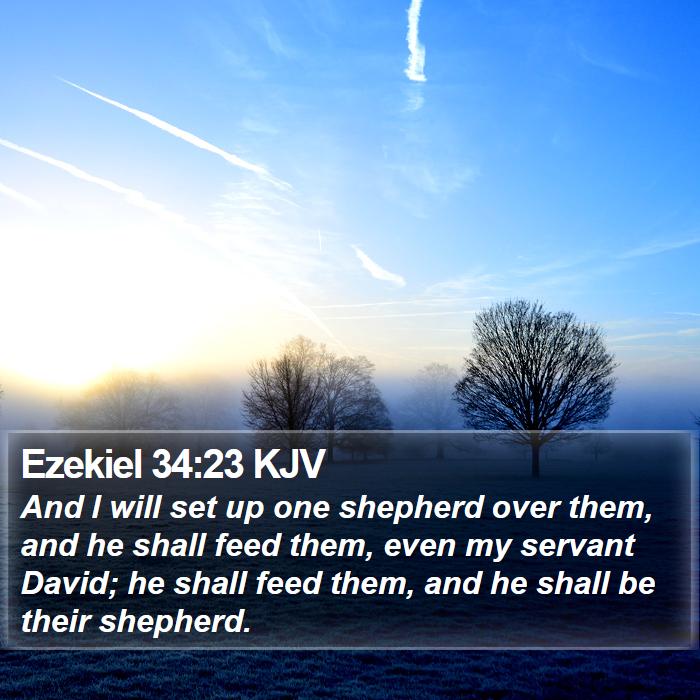 Ezekiel 34:23 KJV Bible Study