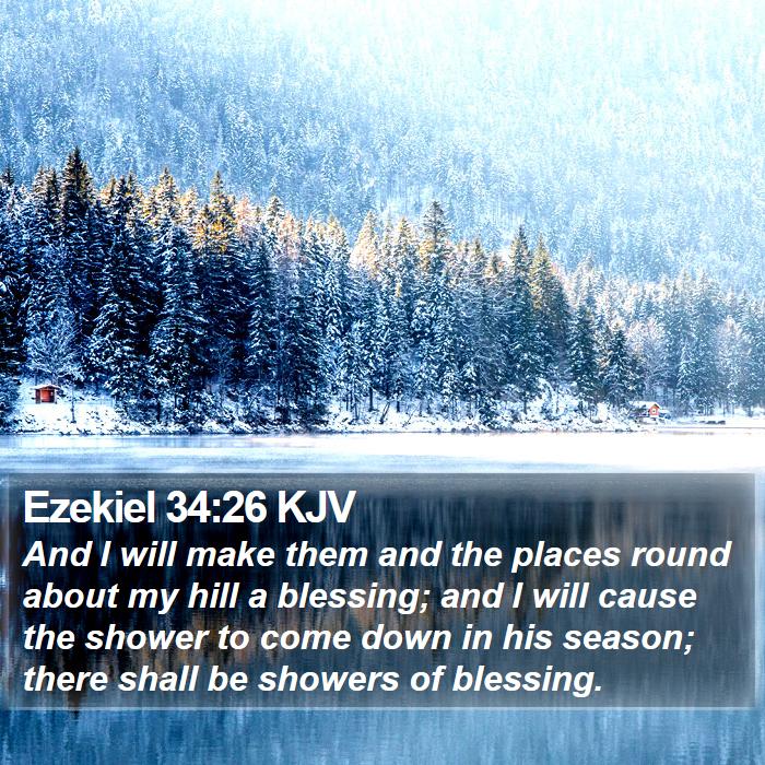 Ezekiel 34:26 KJV Bible Study