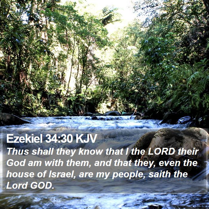 Ezekiel 34:30 KJV Bible Study