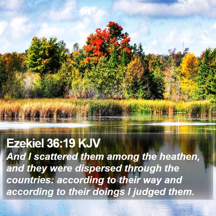 Ezekiel 36:19 KJV Bible Study