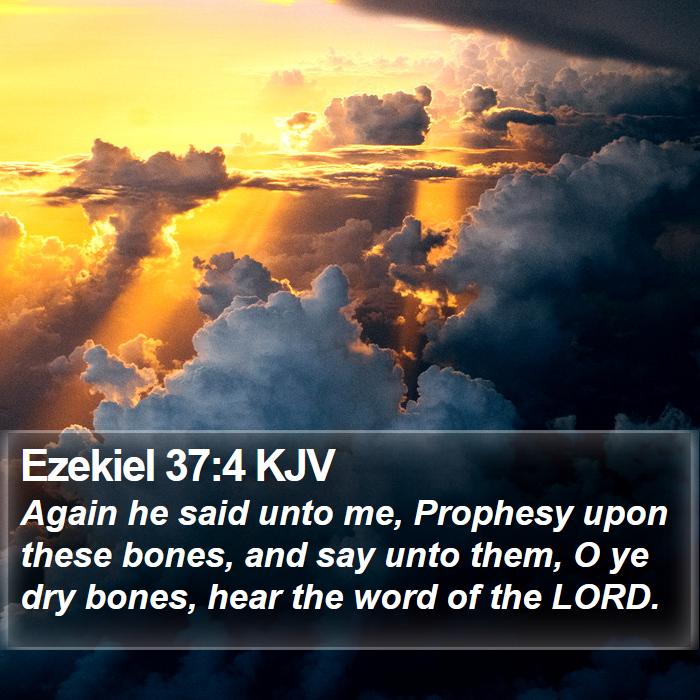 Ezekiel 37:4 KJV Bible Study