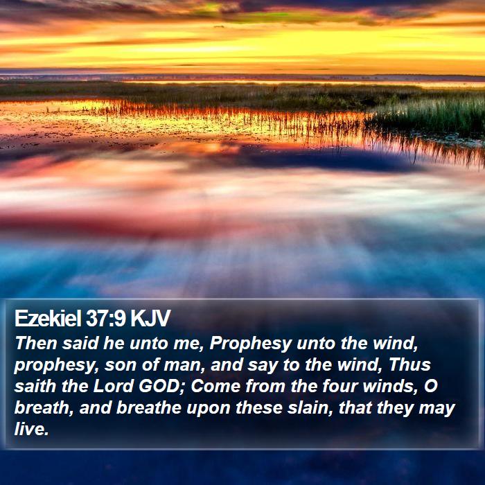 Ezekiel 37:9 KJV Bible Study