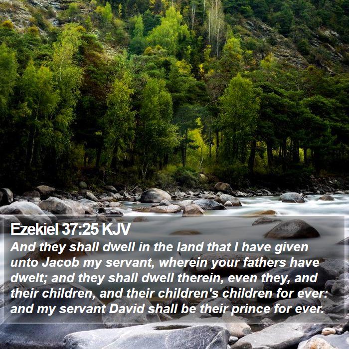 Ezekiel 37:25 KJV Bible Study