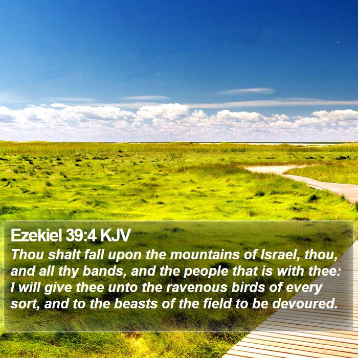 Ezekiel 39:4 KJV Bible Study