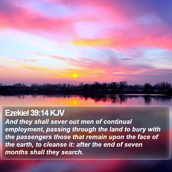 Ezekiel 39:14 KJV Bible Study