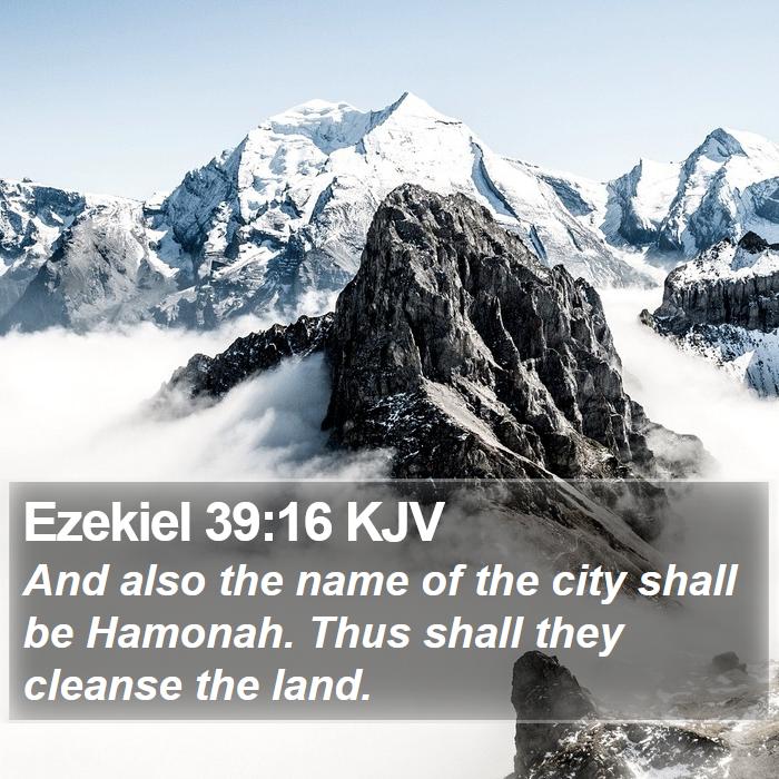 Ezekiel 39:16 KJV Bible Study