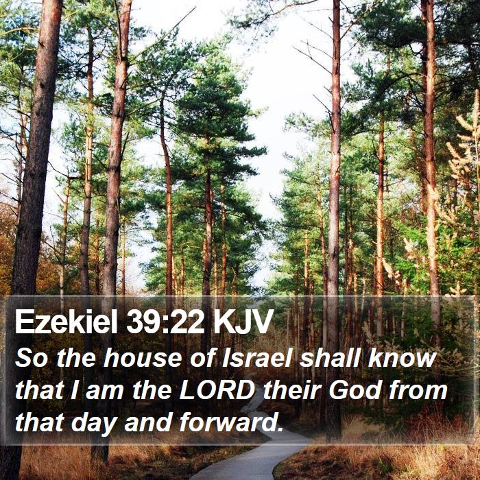 Ezekiel 39:22 KJV Bible Study