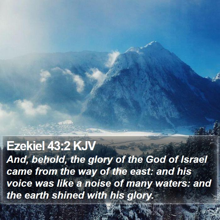 Ezekiel 43:2 KJV Bible Study