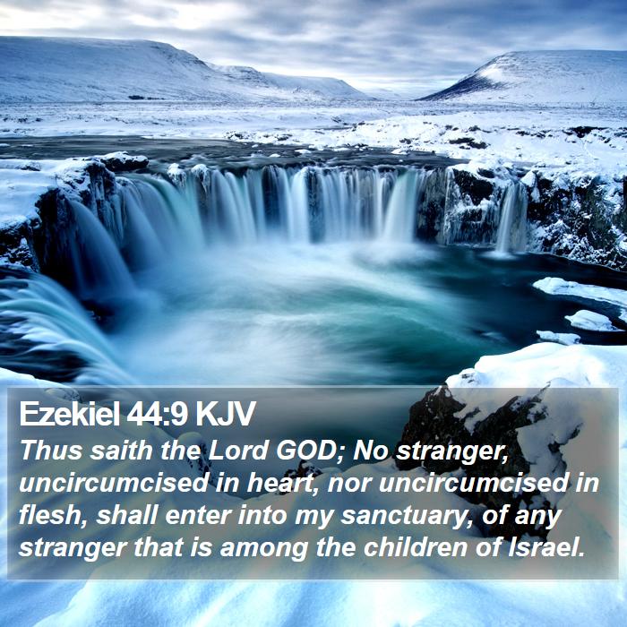 Ezekiel 44:9 KJV Bible Study