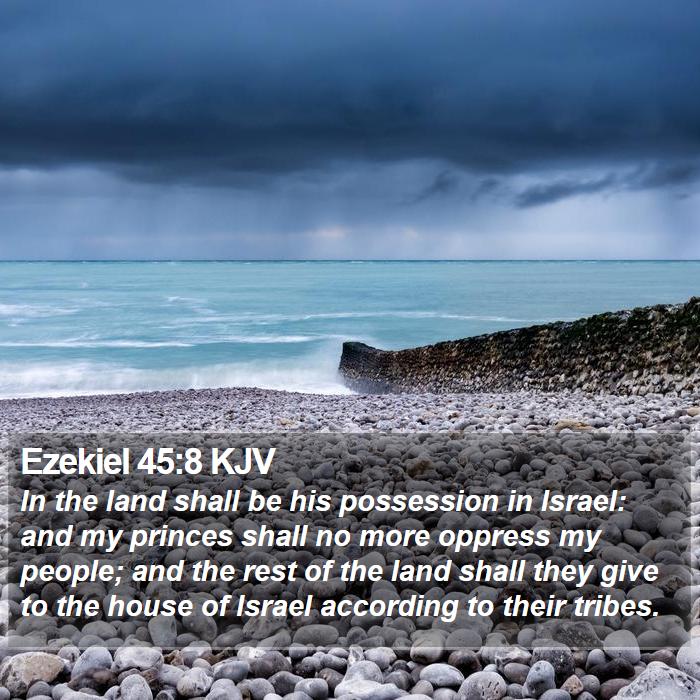 Ezekiel 45:8 KJV Bible Study