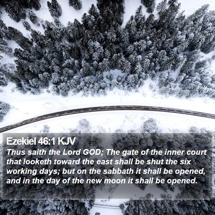 Ezekiel 46:1 KJV Bible Study