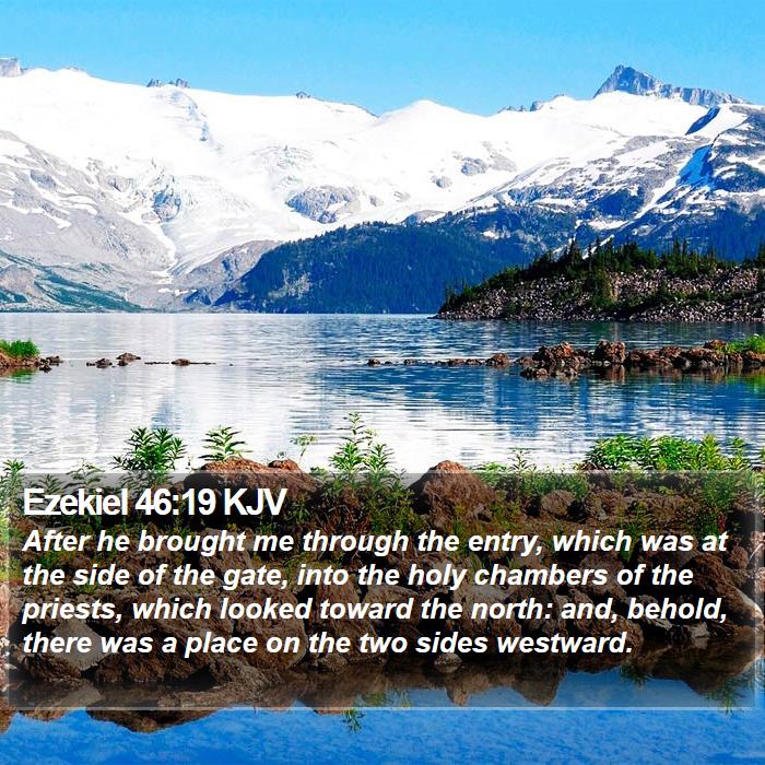 Ezekiel 46:19 KJV Bible Study