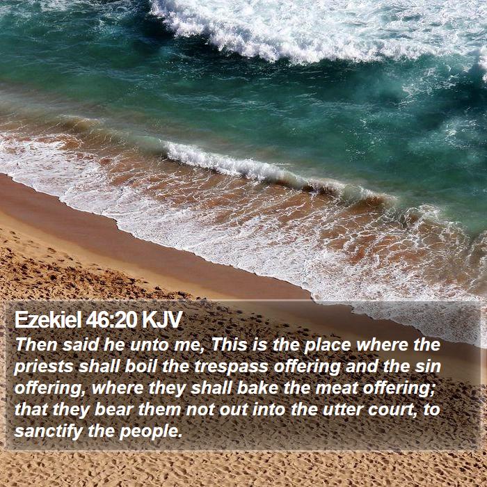 Ezekiel 46:20 KJV Bible Study