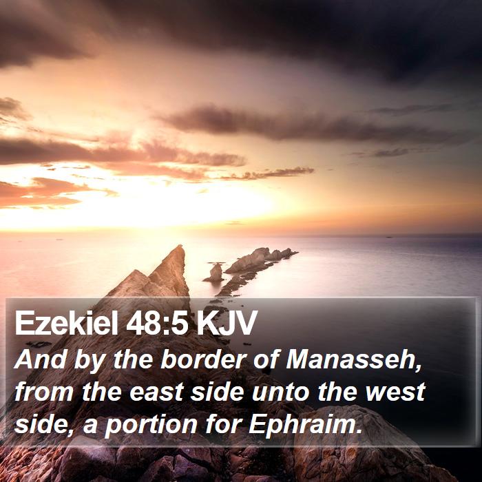 Ezekiel 48:5 KJV Bible Study