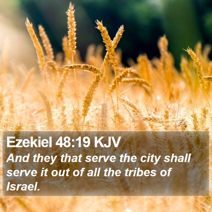 Ezekiel 48:19 KJV Bible Study