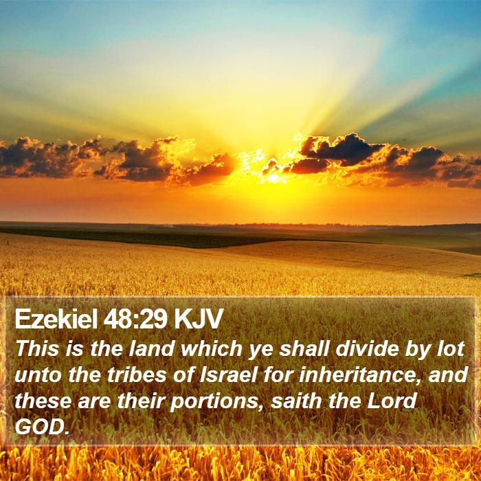 Ezekiel 48:29 KJV Bible Study