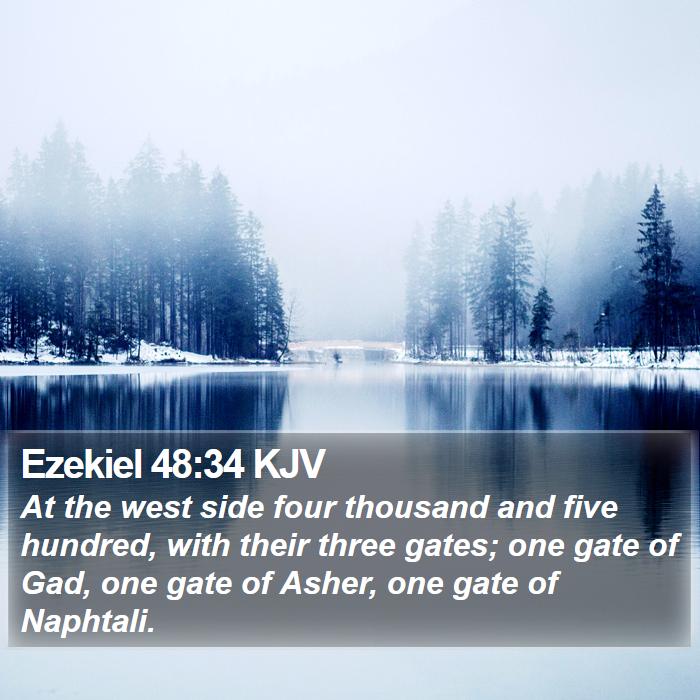 Ezekiel 48:34 KJV Bible Study