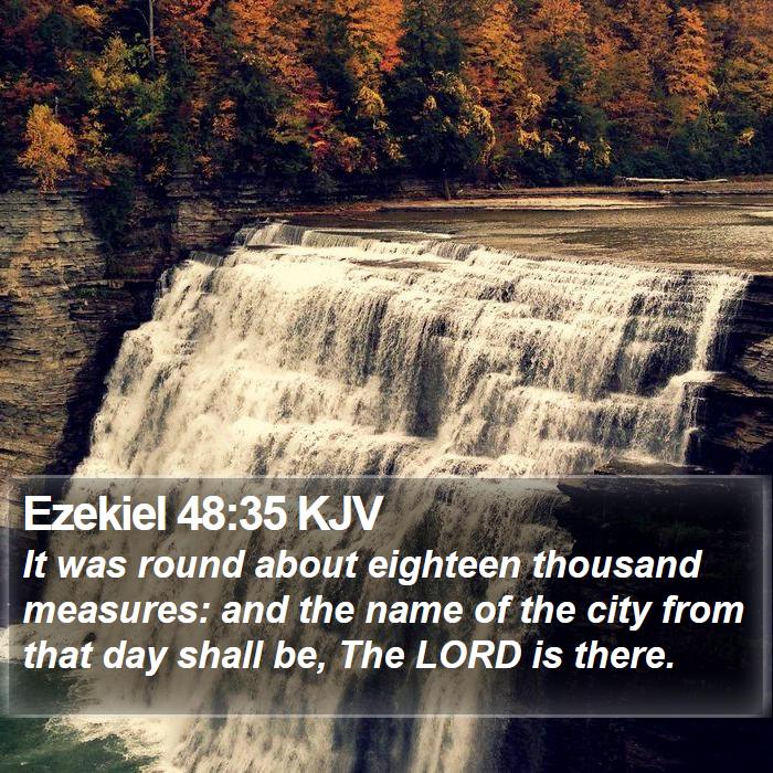 Ezekiel 48:35 KJV Bible Study