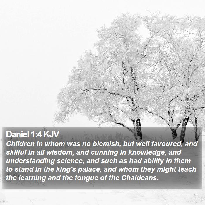 Daniel 1:4 KJV Bible Study