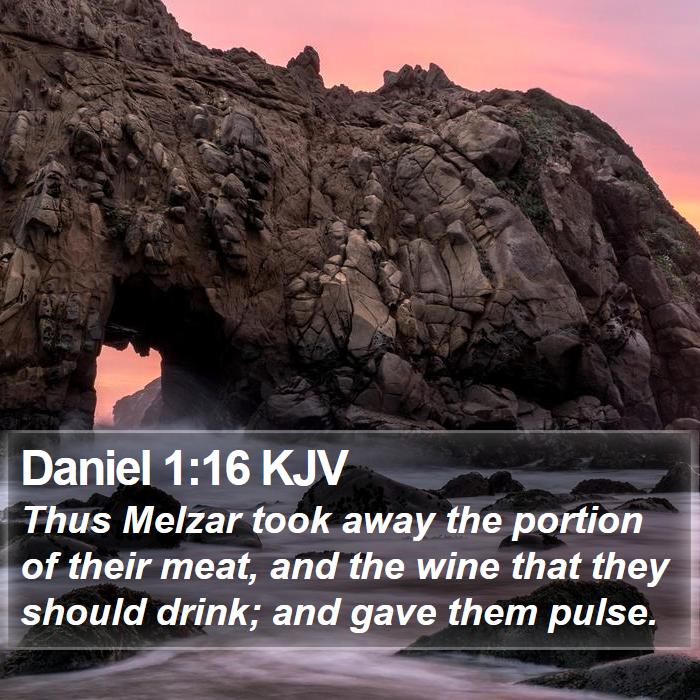 Daniel 1:16 KJV Bible Study