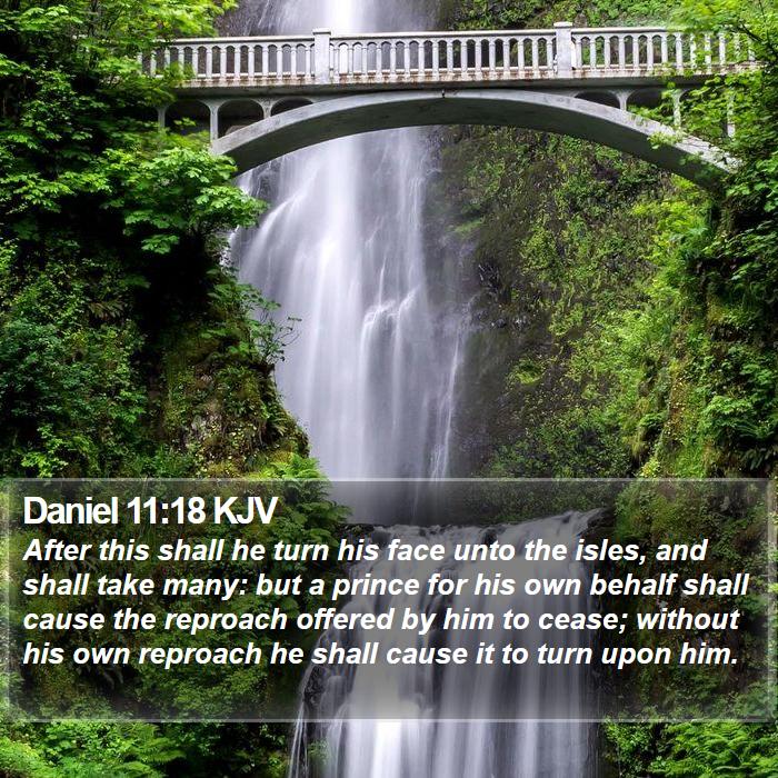 Daniel 11:18 KJV Bible Study