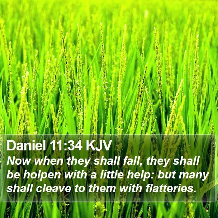 Daniel 11:34 KJV Bible Study