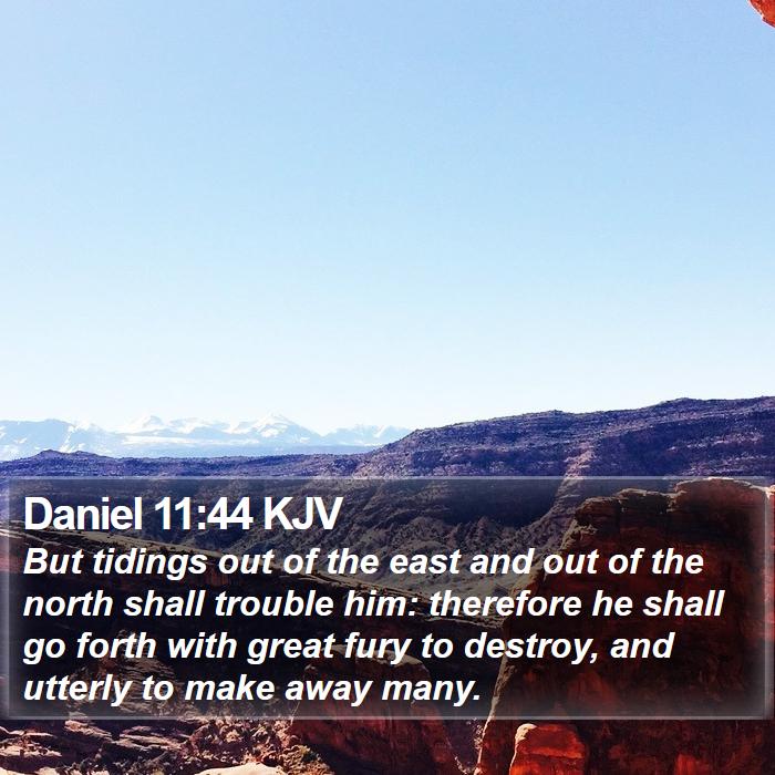 Daniel 11:44 KJV Bible Study