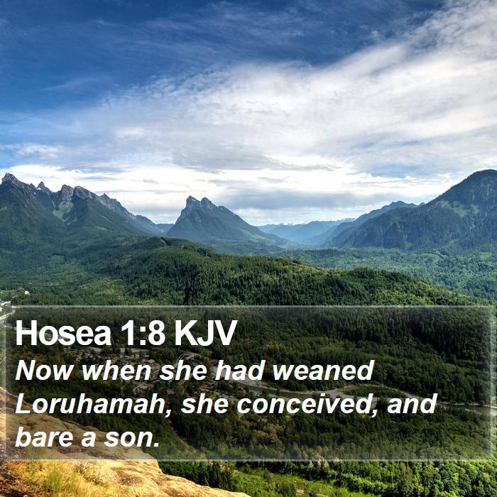 Hosea 1:8 KJV Bible Study