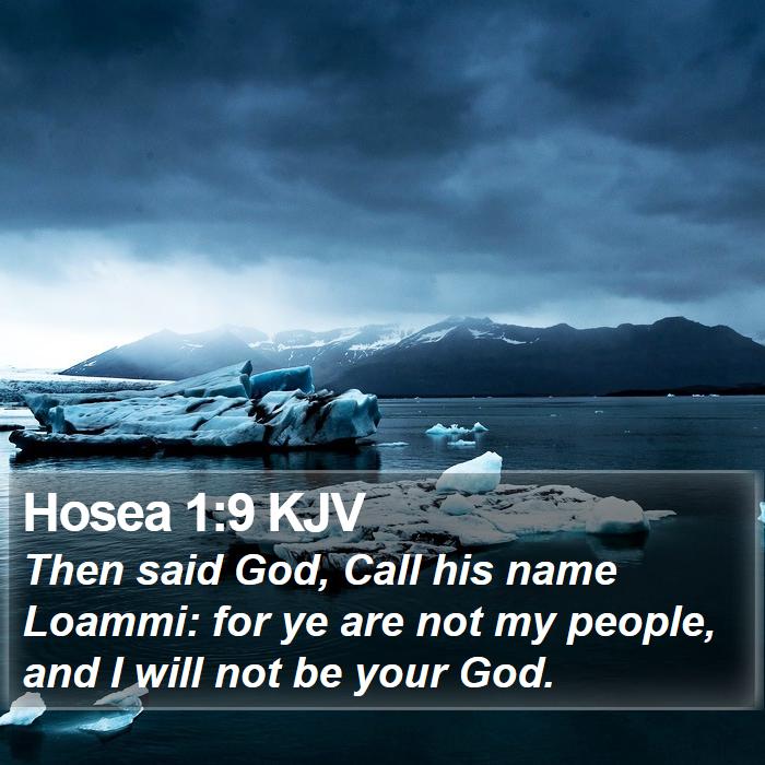 Hosea 1:9 KJV Bible Study