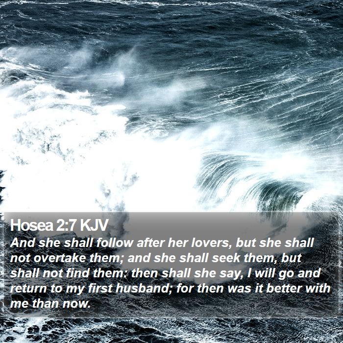 Hosea 2:7 KJV Bible Study