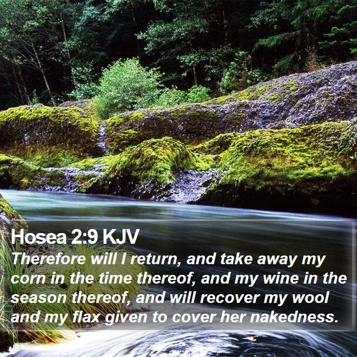 Hosea 2:9 KJV Bible Study