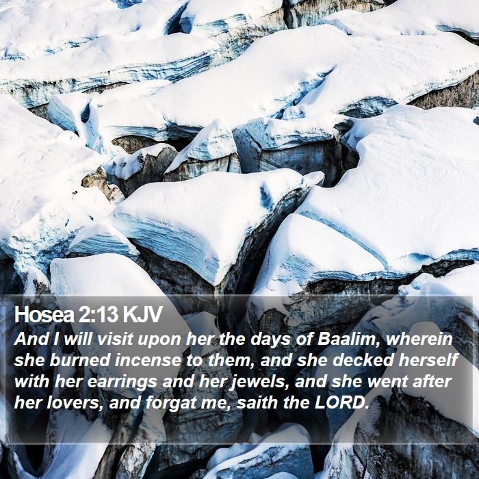 Hosea 2:13 KJV Bible Study