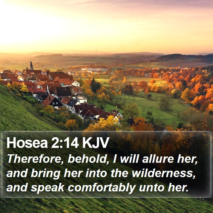 Hosea 2:14 KJV Bible Study