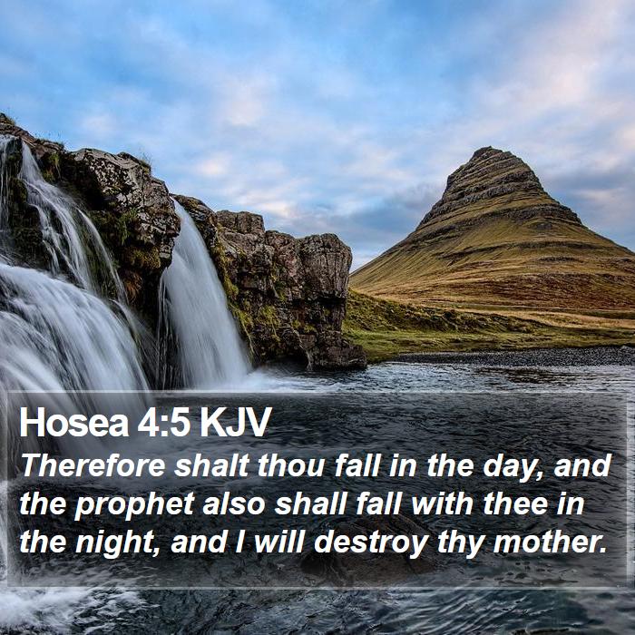 Hosea 4:5 KJV Bible Study