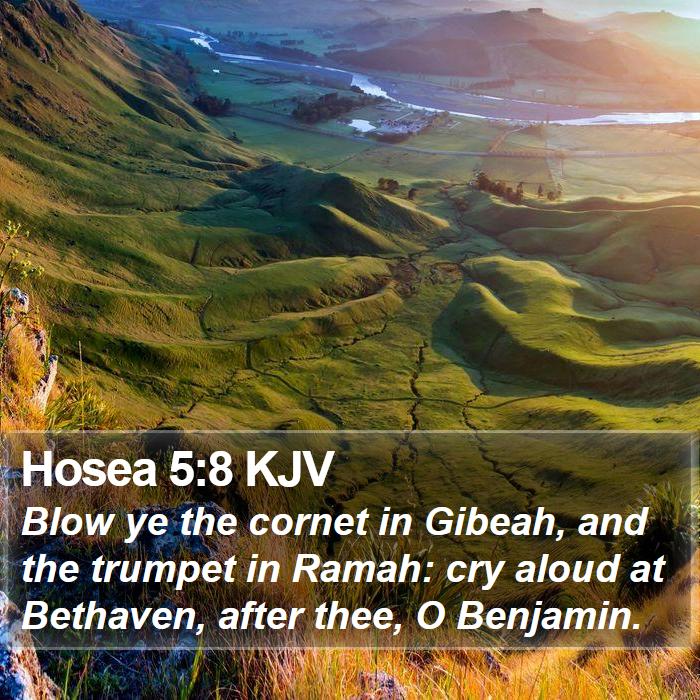 Hosea 5:8 KJV Bible Study