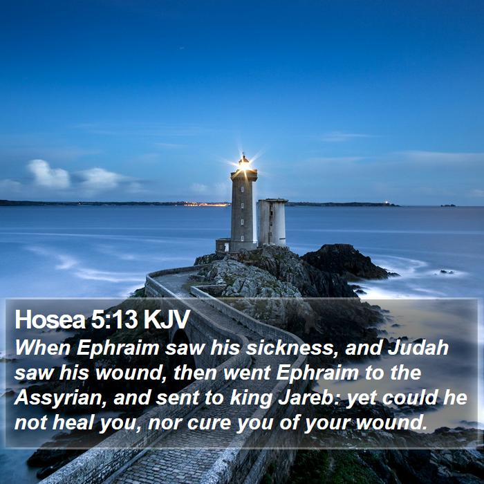 Hosea 5:13 KJV Bible Study