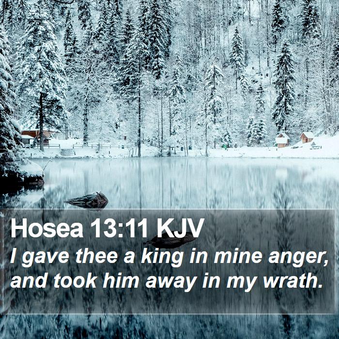 Hosea 13:11 KJV Bible Study