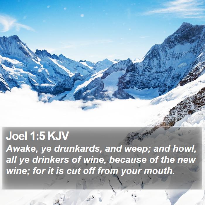 Joel 1:5 KJV Bible Study