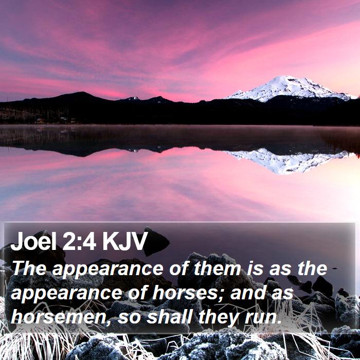 Joel 2:4 KJV Bible Study