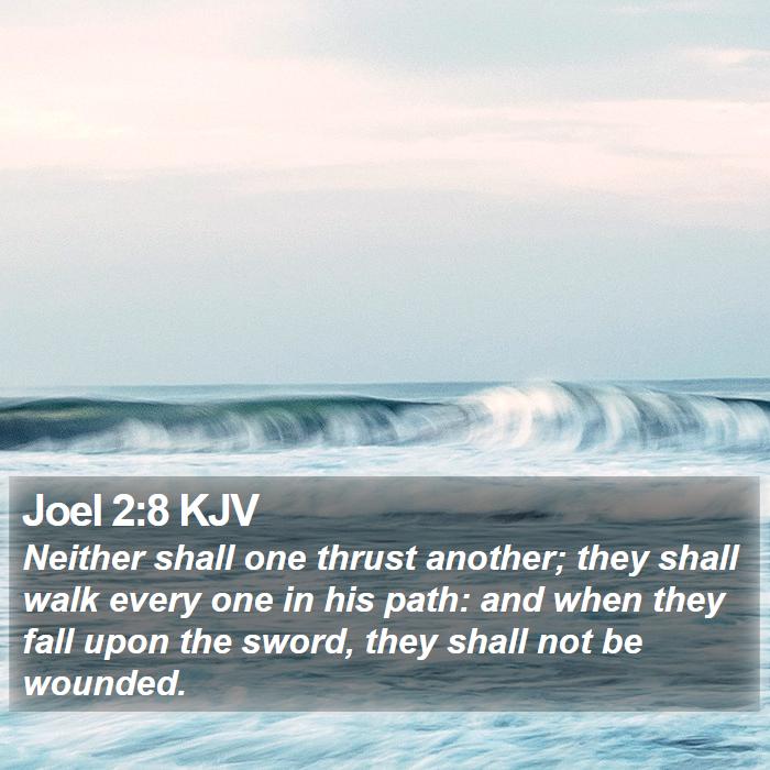 Joel 2:8 KJV Bible Study