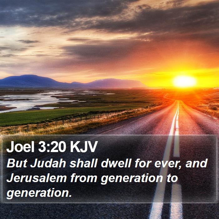 Joel 3:20 KJV Bible Study