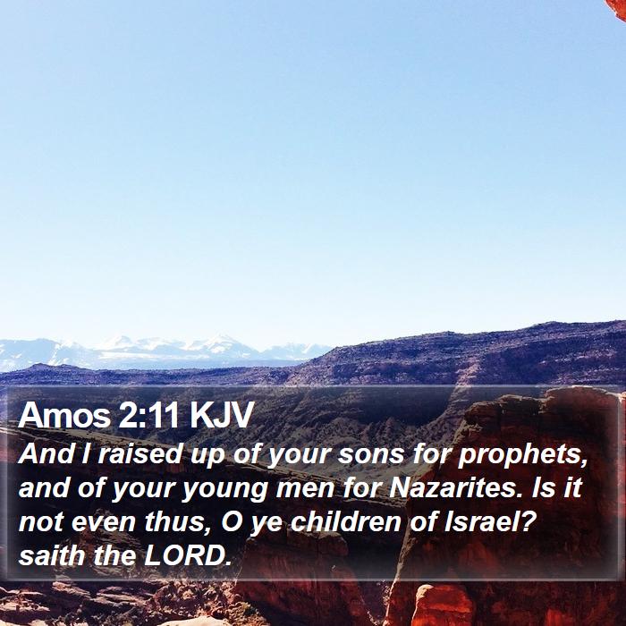 Amos 2:11 KJV Bible Study