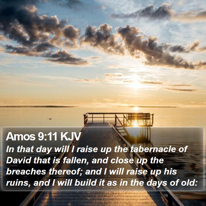 Amos 9:11 KJV Bible Study