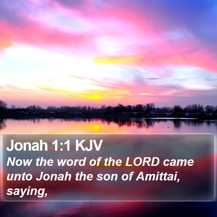 Jonah 1:1 KJV Bible Study