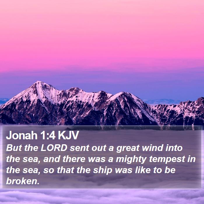 Jonah 1:4 KJV Bible Study