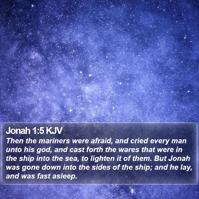 Jonah 1:5 KJV Bible Study