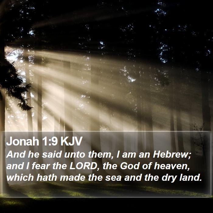 Jonah 1:9 KJV Bible Study