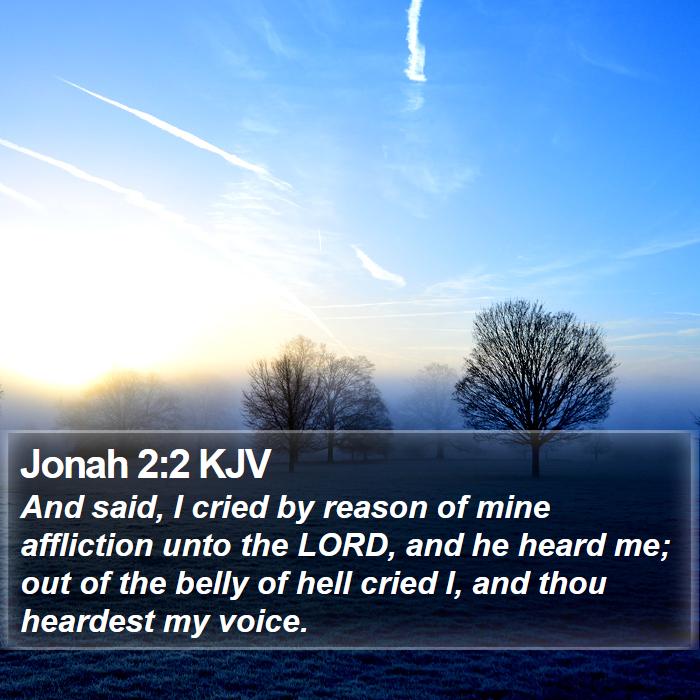 Jonah 2:2 KJV Bible Study