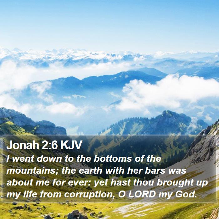 Jonah 2:6 KJV Bible Study