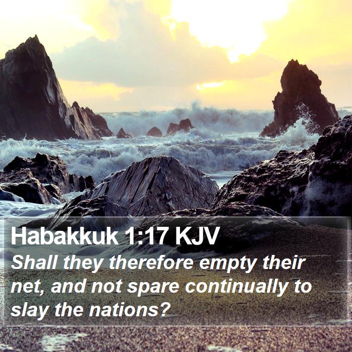 Habakkuk 1:17 KJV Bible Study